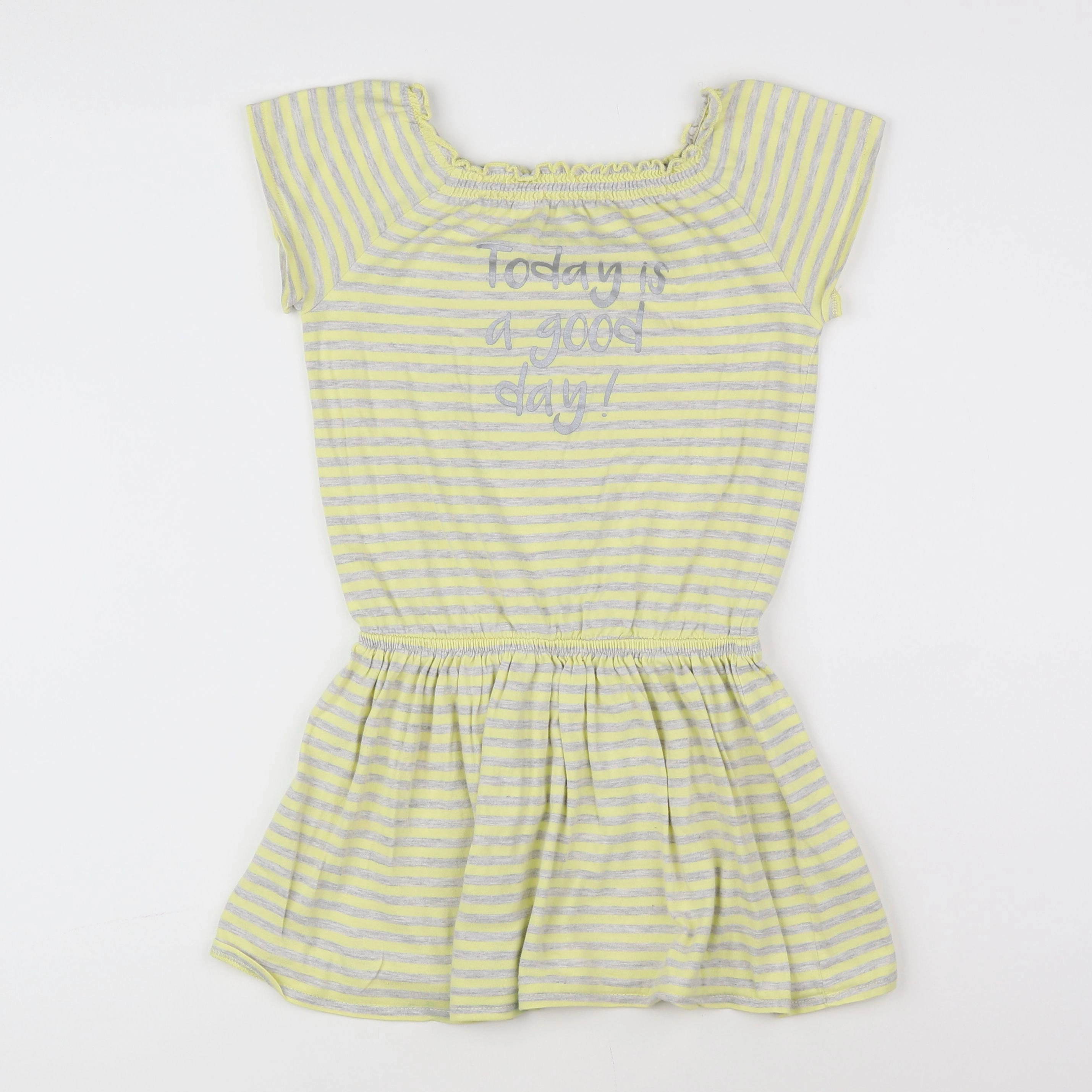 Vertbaudet - robe jaune - 8 ans